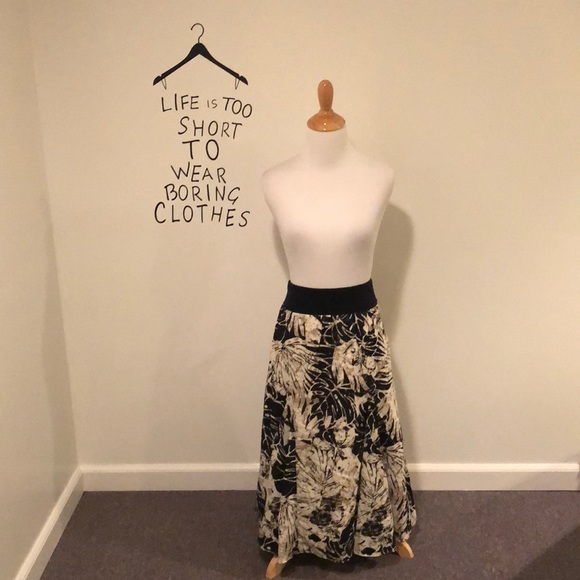 Style & Co. Palm Leaf Skirt - Picture 6 of 7